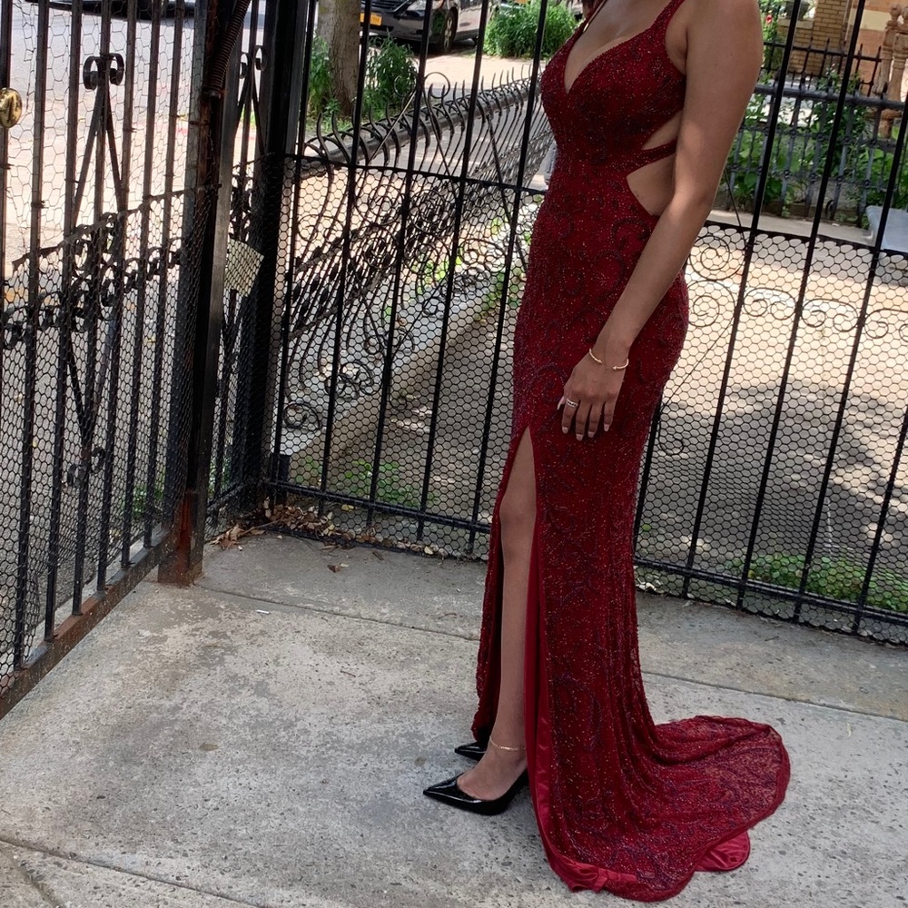 Prom dress, backless